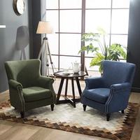 Fauteuil paresseux : Canapé scandinave une place, mini-canapé pour petits balcons et chambres, fauteuil décontracté en tissu Tiger