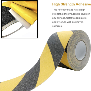 Rubans adhésifs antidérapants imperméables Xuri haute température pour marches d'escalier, film <span class=keywords><strong>de</strong></span> sécurité antidérapant avec avertissement d'utilisation - Product Image 2
