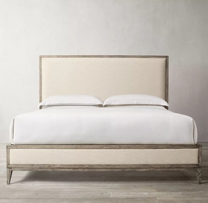 Amerikaanse Stijl Gestoffeerd <span class=keywords><strong>Bed</strong></span> Fabriek Groothandel Slaapkamer Meubilair Op Maat Slaapkamer Massief Houten <span class=keywords><strong>Bed</strong></span> Meubelset - Product Image 3