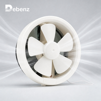 Ventilateur d'extraction électrique rond mural commercial pour conduits, direct usine