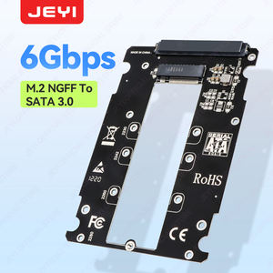 JEIFactory <span class=keywords><strong>2</strong></span>,5 \ "SATA III Adaptador para M.<span class=keywords><strong>2</strong></span> NGFF/SATA SSD 6Gbps 2280 Tarjeta de expansión sin herramientas Caja de disco duro directa de fábrica - Product Image 2