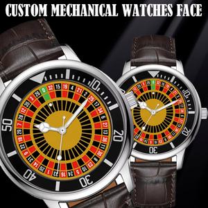 Reloj de Lujo para Hombre, de Acero Inoxidable, con Diseño de Ruleta, Mecánico Automático, Movimiento Japonés, Cristal de Zafiro, Gran Venta - Product Image 3