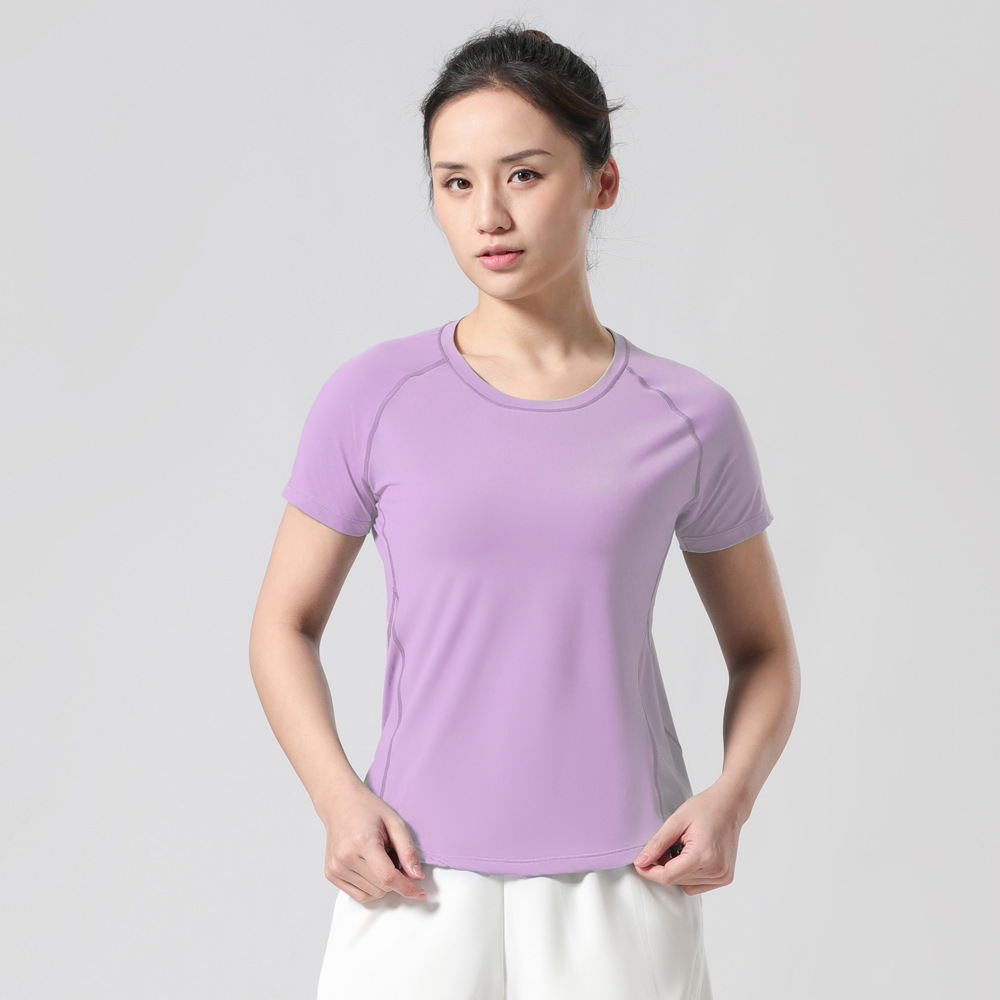 Women Workout Shirts Athletic Tee Dry Fit Yoga Gym Basic Tops Women's Dry Fit Short Sleeve T Shirts Athletic Workout Tee Tops