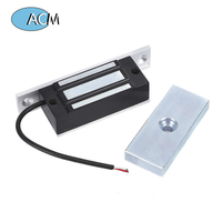 Serrure de porte électrique de sécurité en alliage d'aluminium de haute qualité 12V 60Kg, système de contrôle d'accès, aimant EM Maglock électromagnétique
