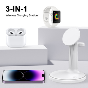 2023 più venduto portatile <span class=keywords><strong>31</strong></span> 3 in 1 Qi caricabatterie Wireless Smart PD caratteristiche compatibili iPhone Apple Watch Airpods telefoni cellulari - Product Image 5