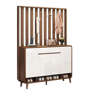 Mueble <span class=keywords><strong>Zapatero</strong></span> de Madera Maciza para el Hogar, Gran Capacidad, Separador de Pasillo Engrosado para Entrada - Product Image 5