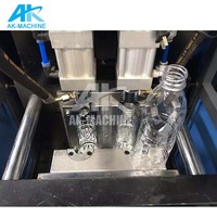 AK-32 Manuel D'eau Minérale Pour Animaux de compagnie En Plastique Bouteille Faisant La Machine Prix/Machine de Soufflage de bouteille
