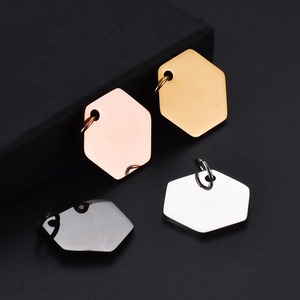 Disque d'identification pour animaux de compagnie en acier inoxydable robuste, pendentif durable et gravable de 23x25mm pour collier de chien ou de chat - Product Image 6