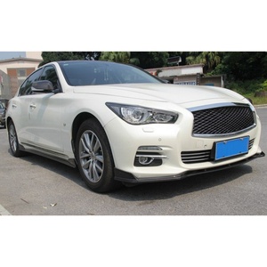 Nuevo Kit de Carrocería de Fibra de Carbono Húmeda Versión EE. UU. 2014-2017 para Infiniti Q50: Parachoques Delantero y Trasero, Faldones Laterales - Product Image 3