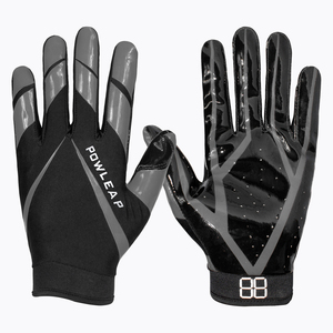 Gants de football d'<span class=keywords><strong>hiver</strong></span> épais professionnels à doigts complets avec impression en silicone personnalisée américaine, gants de football pour receveur, faible MOQ - Product Image 1