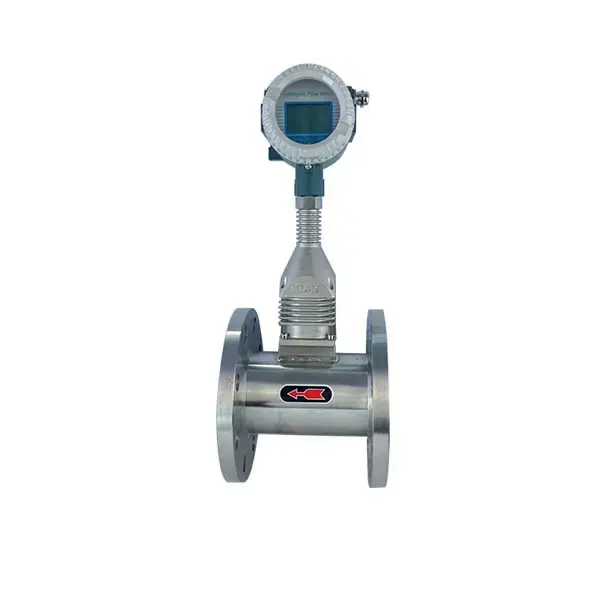 Vortex flow meter is suitable for compensating design of steam  gas  and liquid sensors with DN25