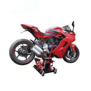 เครื่องยกรถจักรยานยนต์แบบพกพา, อุปกรณ์ยกกรรไกรเหล็กความจุ680กก. ความสูงสูงสุด370มม. - Product Image 3