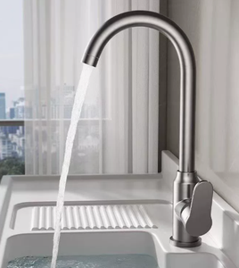 Luxury Kitchen Faucet Gold Plated Hot Cold Water Sink Mixer <b>Tap</b> - Product Image 5