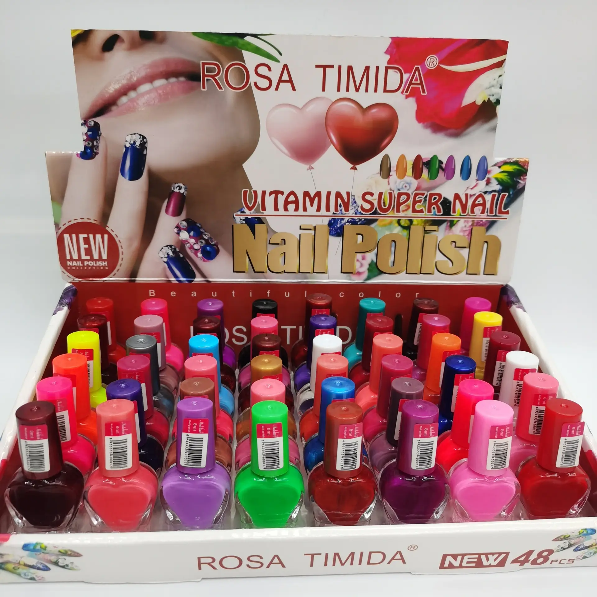 Cheap Price Long Lasting Nail Polish Set With Gift Box 48pcs/Box Fast Dry Nail Polish for Salon