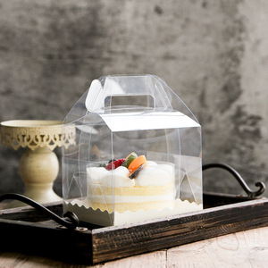 Caja para Pastel con Asa, Sin Pegamento, para Pastel Pequeño de 4 Pulgadas, en Oferta - Product Image 4