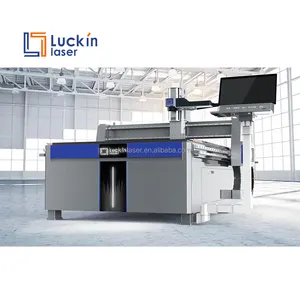 Luckinlaser Mesin Etsa Laser untuk Kaca Sandblasting CNC Kontrol Numerik Format Besar 100Watt/200W/50W Kustomisasi