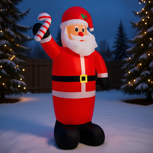 Santa Claus Inflable Navideño de 4 Pies para Decoración de Jardín con Luces LED - Product Image 2
