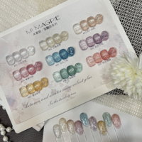 AILANUO Nouvelle Collection de Vernis Gel Holographiques Réfléchissants 8 Couleurs Améliorée OEM Vernis à Ongles Gel Pailleté Holographique