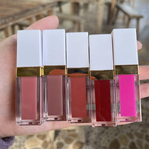 OEM logotipo personalizado maquillaje alto pigmento marrón brillo de <span class=keywords><strong>labios</strong></span> Etiqueta Privada hidratante duradero vegano líquido brillo de <span class=keywords><strong>labios</strong></span> al por mayor - Product Image 2