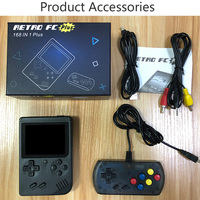 Consola de Juegos Retro FC 168 en 1 Plus con Pantalla de 3 Pulgadas, 8 GB de Memoria, Mini Consola Portátil Familiar para Niños, Reproductor de Videojuegos FC168