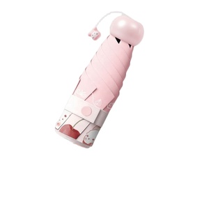 Paraguas de Bolsillo Mini Ultraligero con Protección UV, Personalizado con Logotipo, Diseño de Personajes Animados, Tubo de Hierro de 5 Pliegues, Regalo para Adultos - Product Image 2