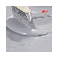 Revêtement liquide d'isolation thermique YURU, revêtement imperméable à base d'eau pour le ciment et le béton