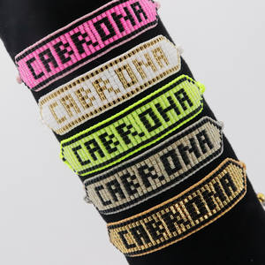 Vente en gros de bijoux boho mexicains tissés à la main bracelet pulsera miyuki perlé pour femmes - Product Image 3