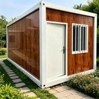 Container Modulare Prefabbricato in Acciaio con Pannelli Sandwich, Design Traspirante Stile Fattoria, Soluzione Abitativa Esterna Mobile, Scuola Mobile