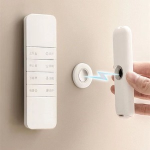 Magnetic Remote <b>Control</b> <b>Holder</b> Wall Mounted White Strong Magnetic Closure No Drill Installation Eco Friendly Storage Solution - Product Image 1