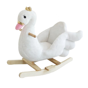 Enfants enfants en bois animaux à <span class=keywords><strong>bascule</strong></span> bébé à monter jouet cadeau siège chansons - Product Image 1