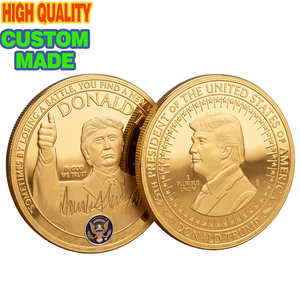 Monete Commemorative Personalizzate del 45° Presidente, Citazioni Patriottiche, Monete in Metallo a Doppia Faccia, Souvenir Storici degli Stati Uniti - Product Image 1