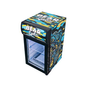 Mini Refrigerador Meisda SC21B de 21L, Negro, Estándar, con Tapa de Vidrio, para Bebidas y Caviar - Product Image 3
