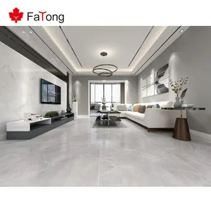 Foshan Fatong 1000X1000Mm 사기그릇 도와는 대리석 회색 닦은 윤이 난 호텔 지면 높은 광택 있는 세라믹 회색 색깔 같이 봅니다