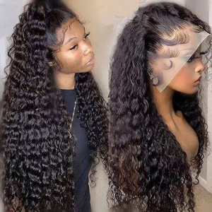 Perruque Lace Front HD 13x6 à Raie Profonde en <span class=keywords><strong>Cheveux</strong></span> Humains Lisses Noir Naturel – Vente en Gros pour Boutiques de <span class=keywords><strong>Coiffure</strong></span> et Revendeurs - Product Image 1