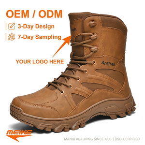 Bottes tactiques montantes en tissu Oxford imperméable, à lacets, légères, antidérapantes, respirantes et résistantes aux taches, directement de l'usine - Product Image 1