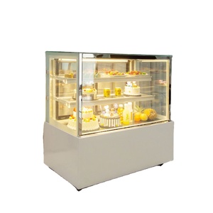 Réfrigérateur-<span class=keywords><strong>congélateur</strong></span> vitrine statique/refroidissement par air Rebirth <span class=keywords><strong>noir</strong></span>/blanc pour présentation de gâteaux, échantillon gratuit de vitrine-<span class=keywords><strong>congélateur</strong></span> pour gâteaux - Product Image 1