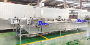 Machine à blanchir les brocolis automatique Baiyu pour ligne <span class=keywords><strong>de</strong></span> production <span class=keywords><strong>de</strong></span> légumes surgelés avec une efficacité <span class=keywords><strong>de</strong></span> traitement élevée - Product Image 4