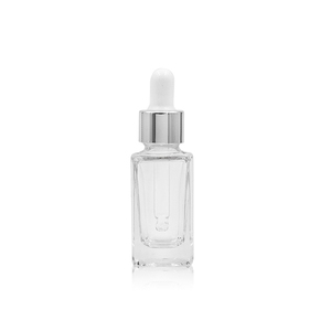 LLG Flacon compte-gouttes en verre à paroi épaisse 30ML fond lourd 1OZ sérum pompe de toner cosmétique pour les soins de la peau - Product Image 1