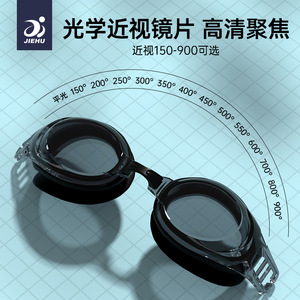 Aqua Sphere Lunettes de natation JH2005 avec lentilles PC, étanches, anti-buée, réglables pour adultes, ajustement universel - Product Image 3