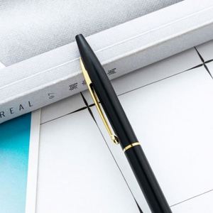 Wholesale 1.0Mm Custom Logo Student Smooth Writing Metal Twist Ballpoint Hotel Conference Gift Promotional <b>Pen</b> - Product Image 2
