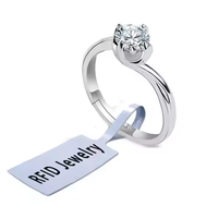 UHF-Etikett Anti-Metall FPC Mikro-NFC-RFID-Etikett Mini Flexibler RFID-Aufkleber 5mm 8mm 10mm Durchmesser für Schmuck