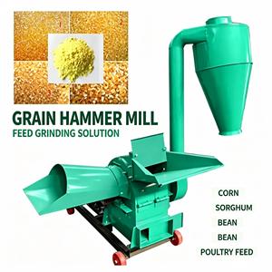 Molino de Maíz Multifuncional, Pulverizador de Granos Comercial con Motor de 380V, Molinillo de Granos para Procesamiento de Alimentos - Product Image 4