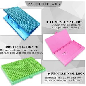 ที่ใส่บัตรธุรกิจประดับเพชร |   ของขวัญส่งเสริมการขายพร้อมโลโก้ตามสั่ง - Product Image 3