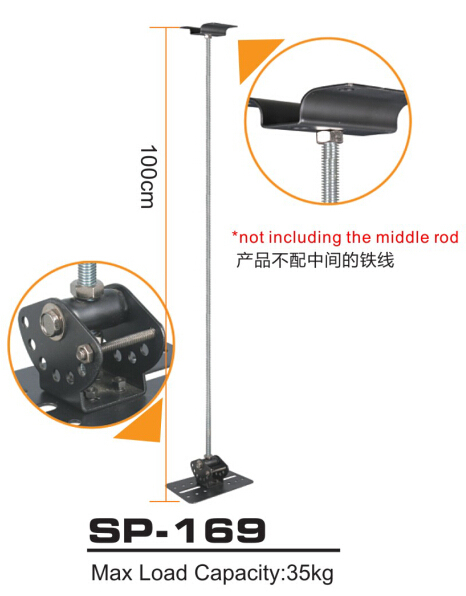Modern Tilt Adjustable Fixed Ceiling Wall Mount Stand Bracket One Pair Selling-Speaker Accessories Model SP-169