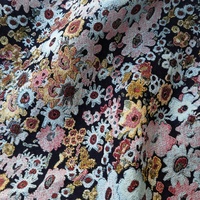 Tissu Jacquard Brocart Floral 3D Mini en Polyester de Haute Qualité NAIS, Couleurs Vives et Lumineuses, Idéal pour Vêtements de Mariage et Vêtements de Nuit