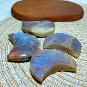 Vente chaude Pierre de lune bleue en cristal naturel de haute qualité pour la décoration de la maison - Product Image 5