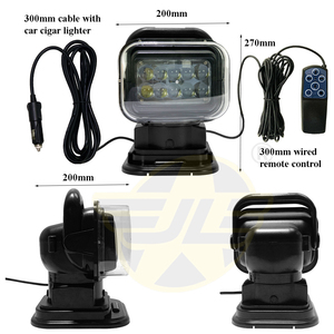 マリン<span class=keywords><strong>LED</strong></span>スポットライトリモコンサーチライト車の屋根磁気作業灯トラック24V屋外救助ランプ12V - Product Image 3