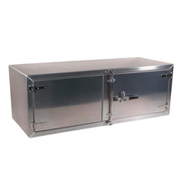 Caja de Herramientas para Camioneta, Caja de Herramientas de Aluminio Resistente para Remolque, 60" X 24" X 24", Gabinete para Herramientas