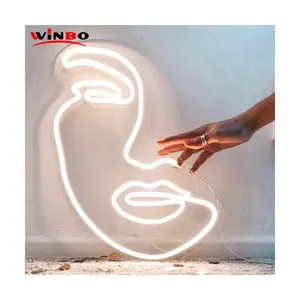 Dropshipping No Moq Led Custom Neon Light Wall Decor Letters Custom Logo Neon Sign Light For Home Party Holiday