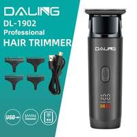 Tondeuse à cheveux DALING DL-1902, fournitures de barbier, tondeuse à cheveux professionnelle pour hommes, tondeuse à cheveux haute vitesse avec écran LCD